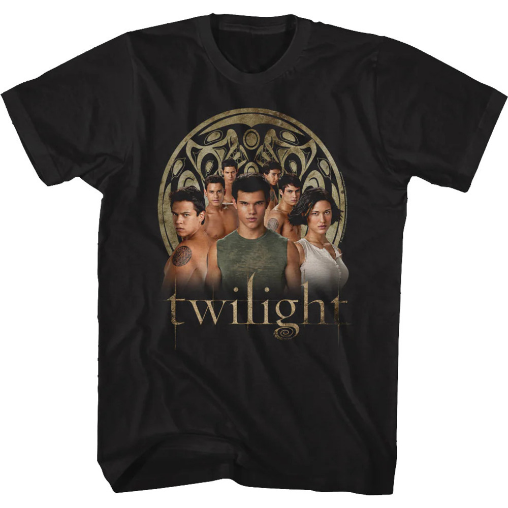 Wolf Pack Group Photo Twilight Tshirt